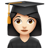 Female student emoji